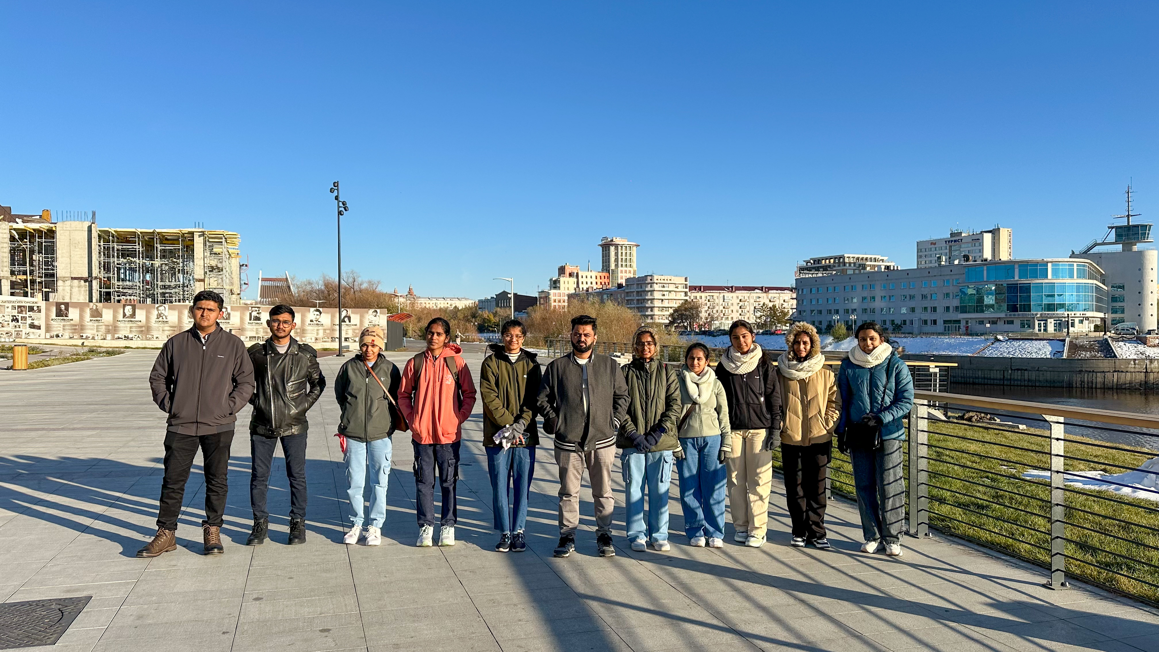 Shine Bright Students Receive On-Ground Support & Orientation at Omsk State Medical University, Russia